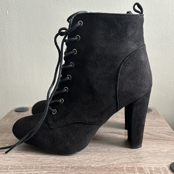 Charlotte Russe Shoes - Charlotte Russe Heel Boots with laces